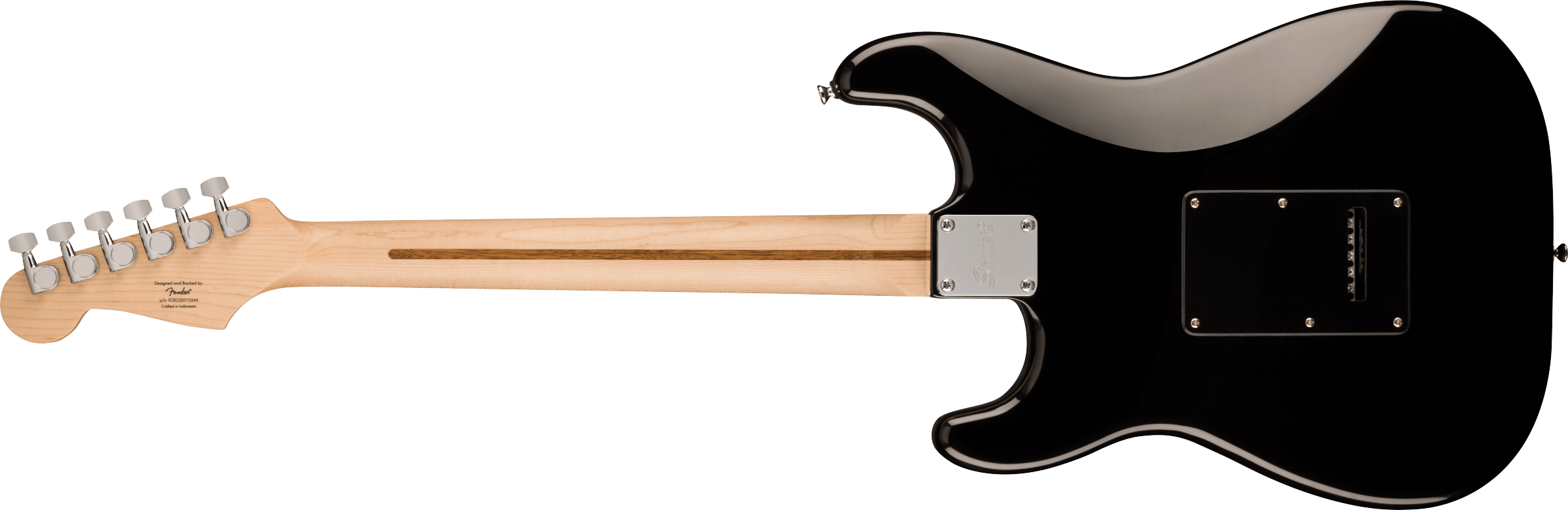 Squier Sonic Stratocaster HSS Maple Fingerboard Black Pickguard Black