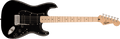 Squier Sonic Stratocaster HSS Maple Fingerboard Black Pickguard Black