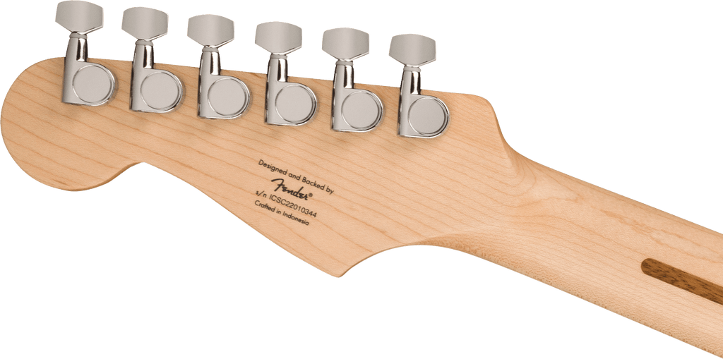 Squier Sonic Stratocaster HSS Maple Fingerboard Black Pickguard Black