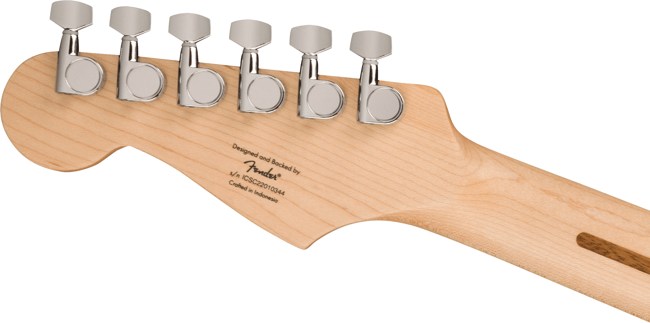 Squier Sonic Stratocaster HSS Maple Fingerboard Black Pickguard Black