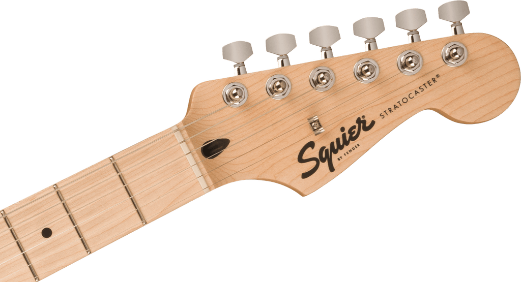 Squier Sonic Stratocaster HSS Maple Fingerboard Black Pickguard Black