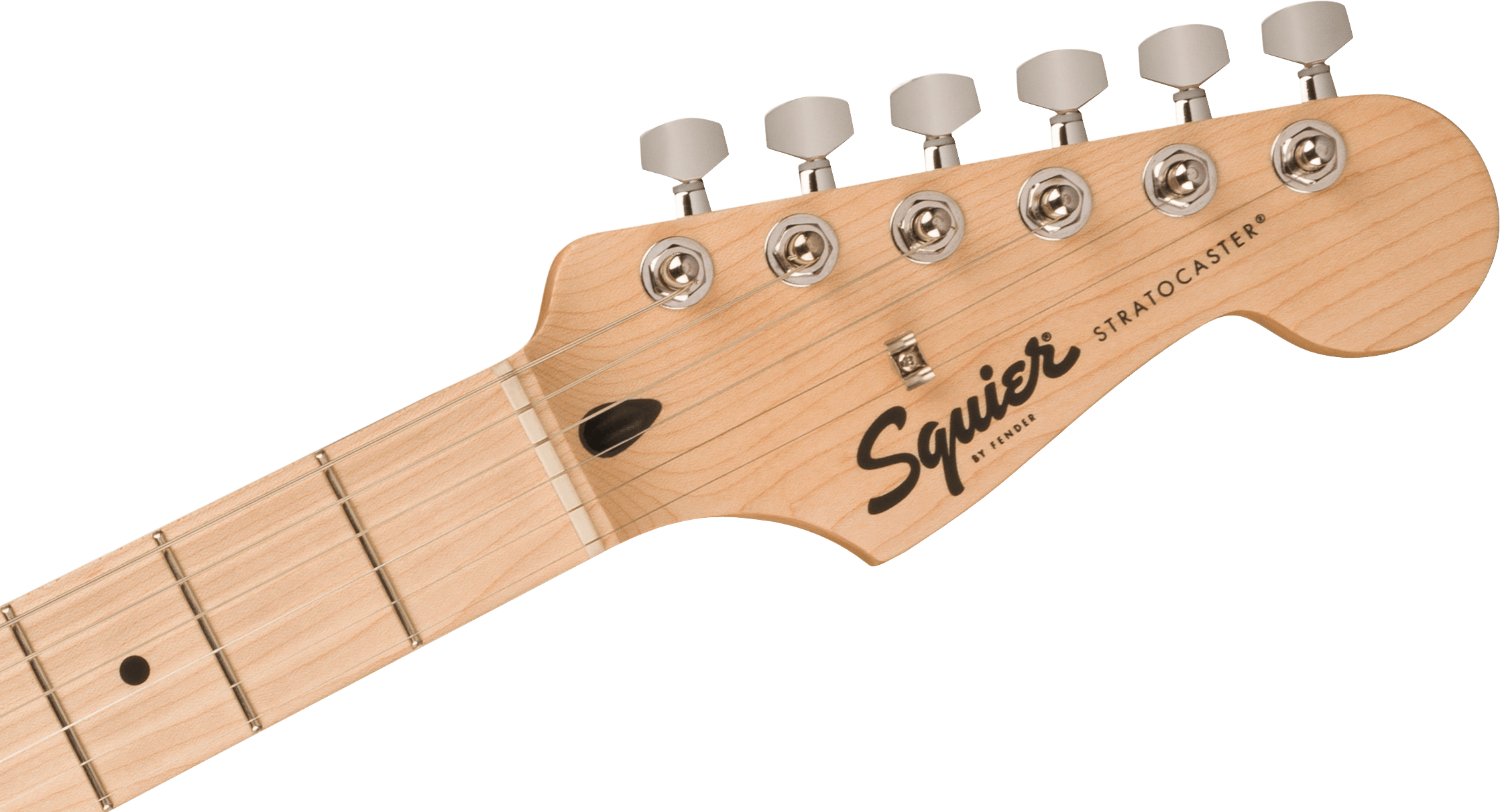 Squier Sonic Stratocaster HSS Maple Fingerboard Black Pickguard Black