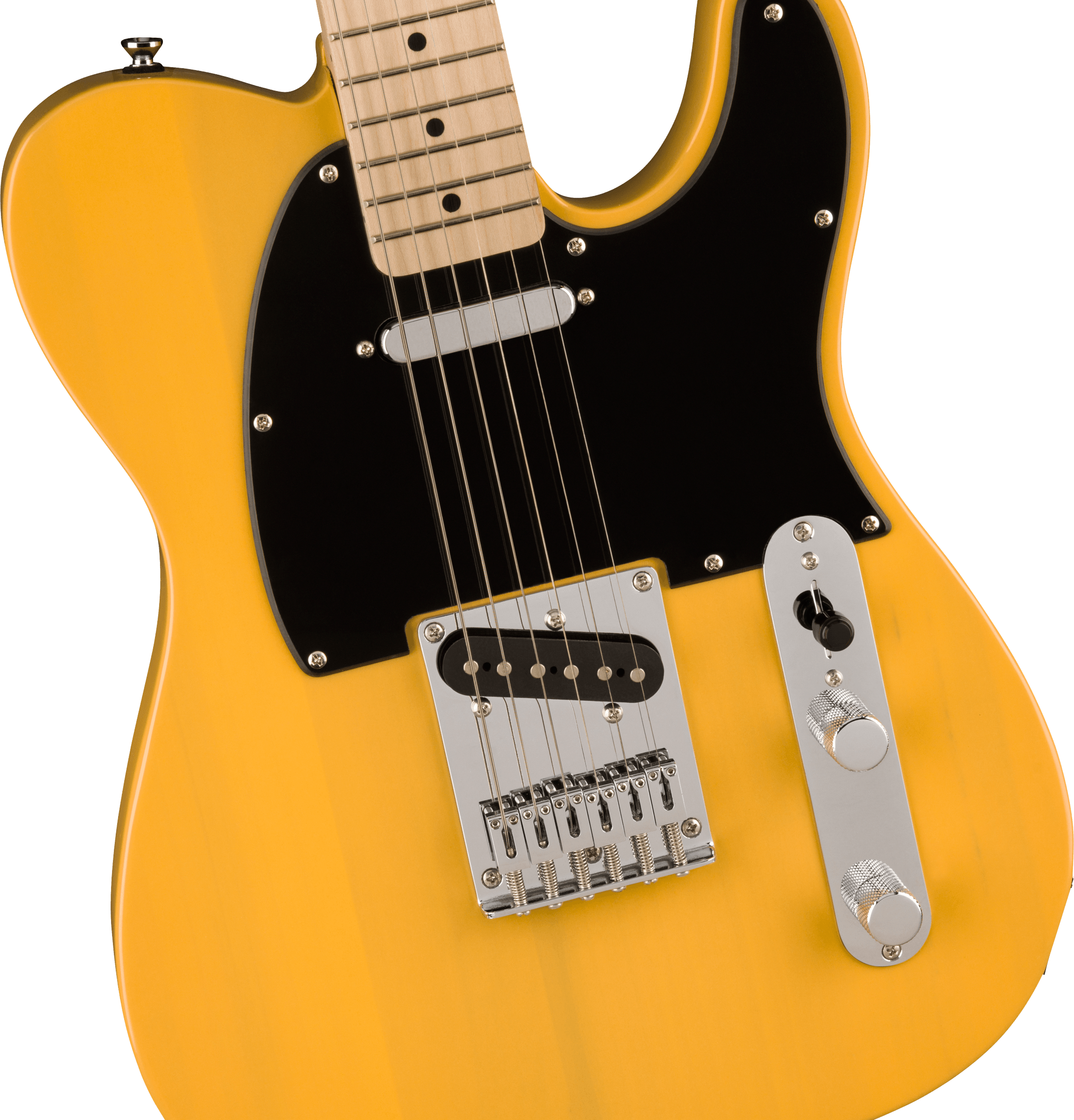 Squier Sonic Telecaster Maple Fingerboard Black Pickguard Butterscotch Blonde