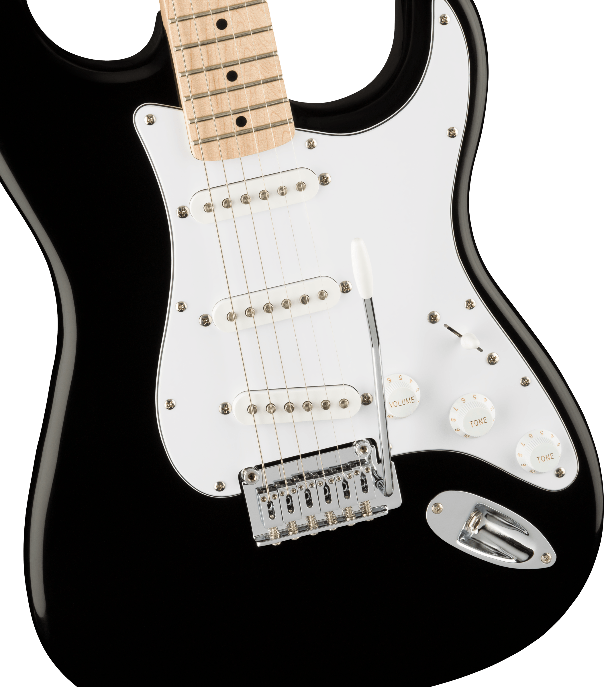 Squier Sonic Stratocaster MN WPG BLK Electric Guitar Black Maple