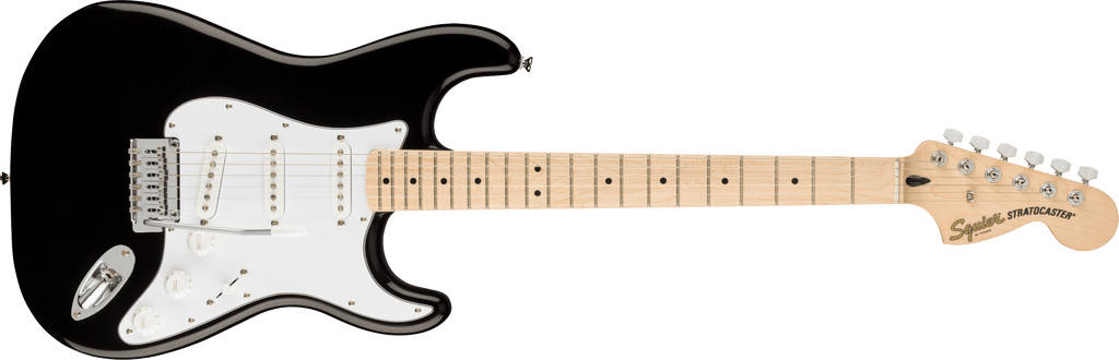 Squier Sonic Stratocaster MN WPG BLK Electric Guitar Black Maple