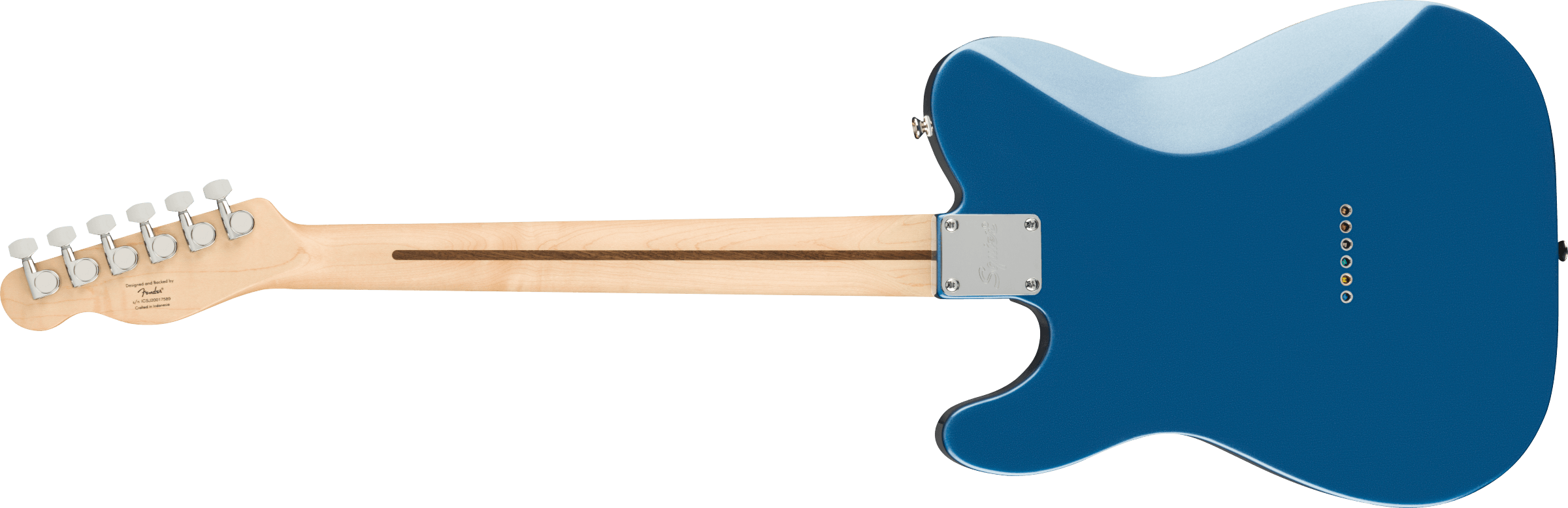 Squier Affinity Series Telecaster Laurel Fingerboard White Pickguard Lake Placid Blue