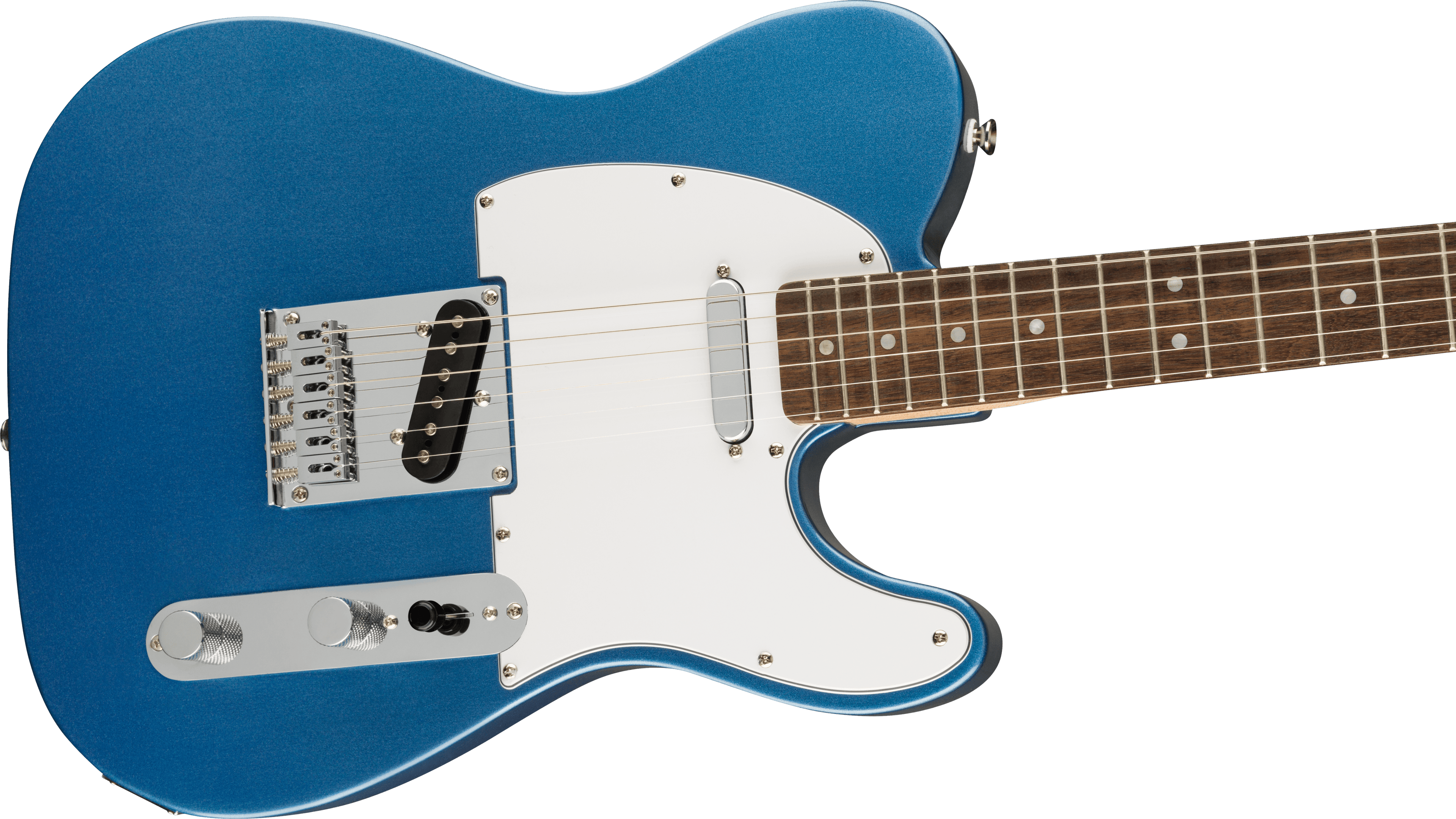 Squier Affinity Series Telecaster Laurel Fingerboard White Pickguard Lake Placid Blue