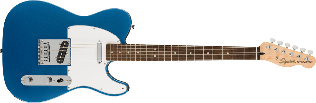 Squier Affinity Series Telecaster Laurel Fingerboard White Pickguard Lake Placid Blue