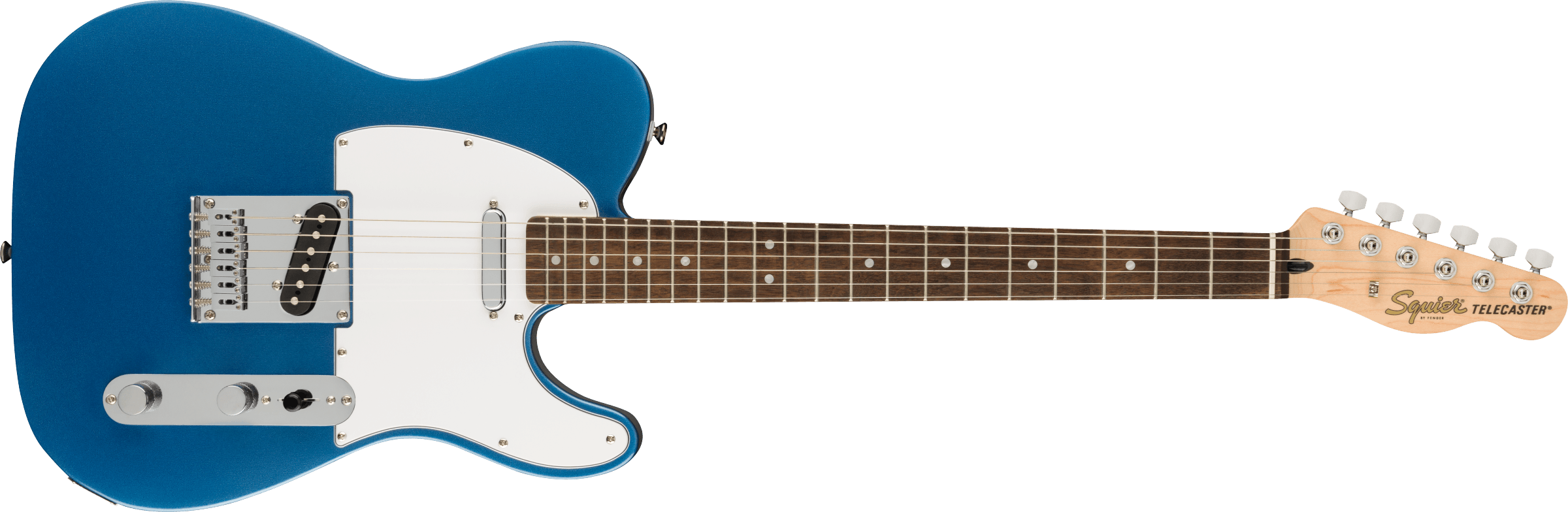 Squier Affinity Series Telecaster Laurel Fingerboard White Pickguard Lake Placid Blue