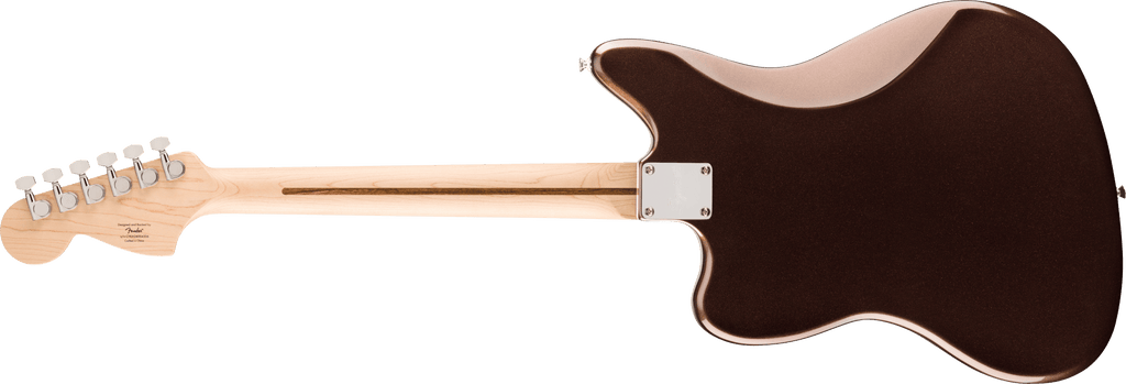 Squier Affinity Series Jaguar Maple Fingerboard White Pickguard Mystic Metallic Brown