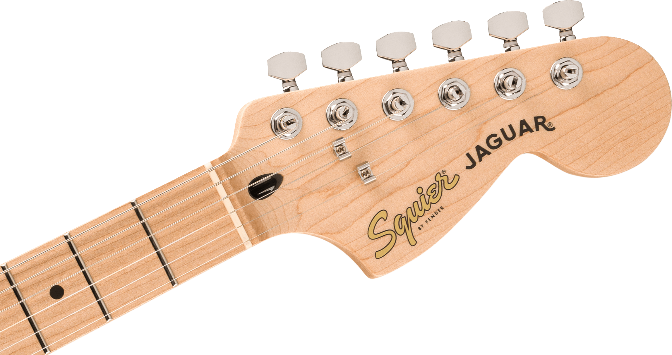 Squier Affinity Series Jaguar Maple Fingerboard White Pickguard Mystic Metallic Brown
