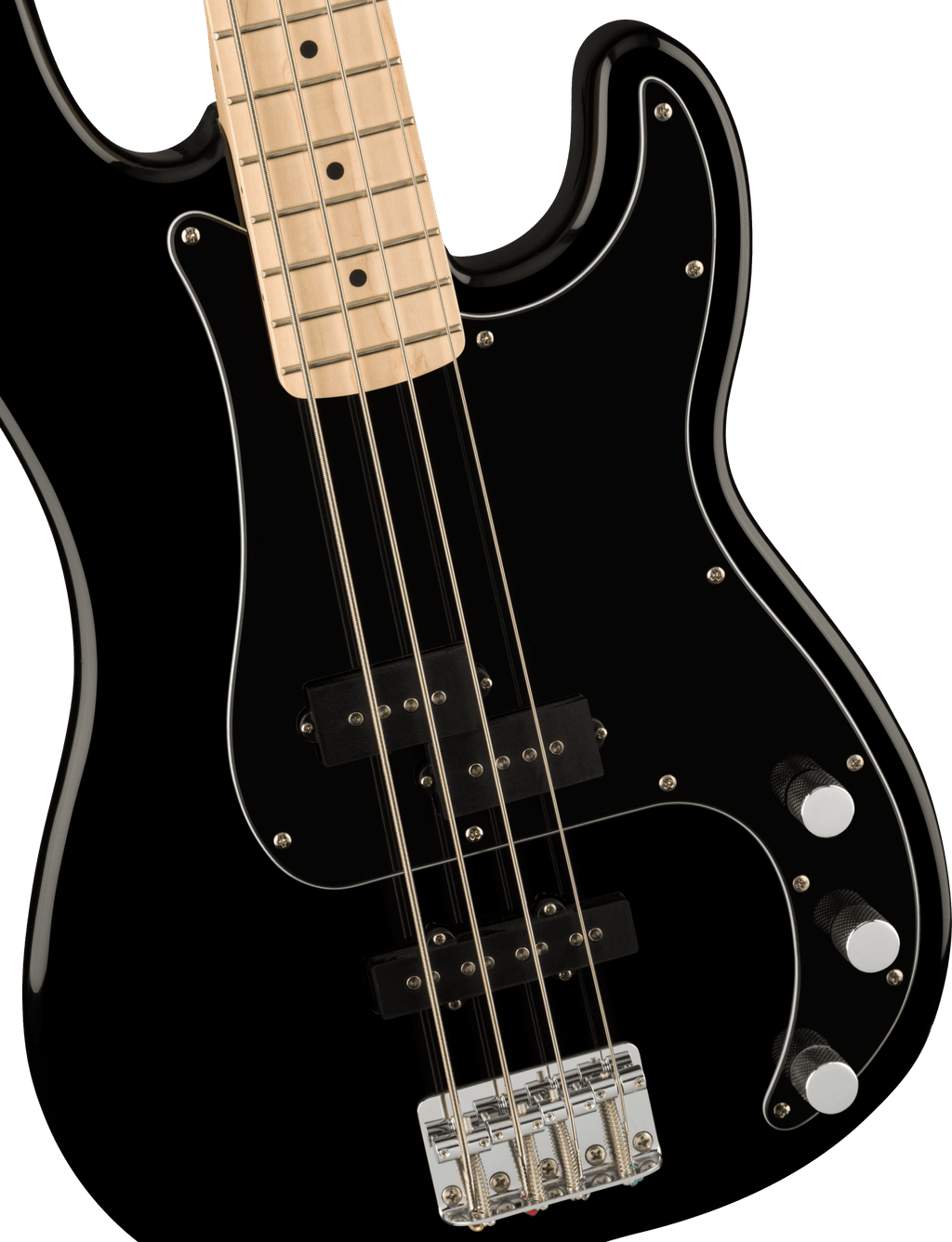 Squier Affinity Series Precision Bass PJ Maple Fingerboard Black Pickguard Black