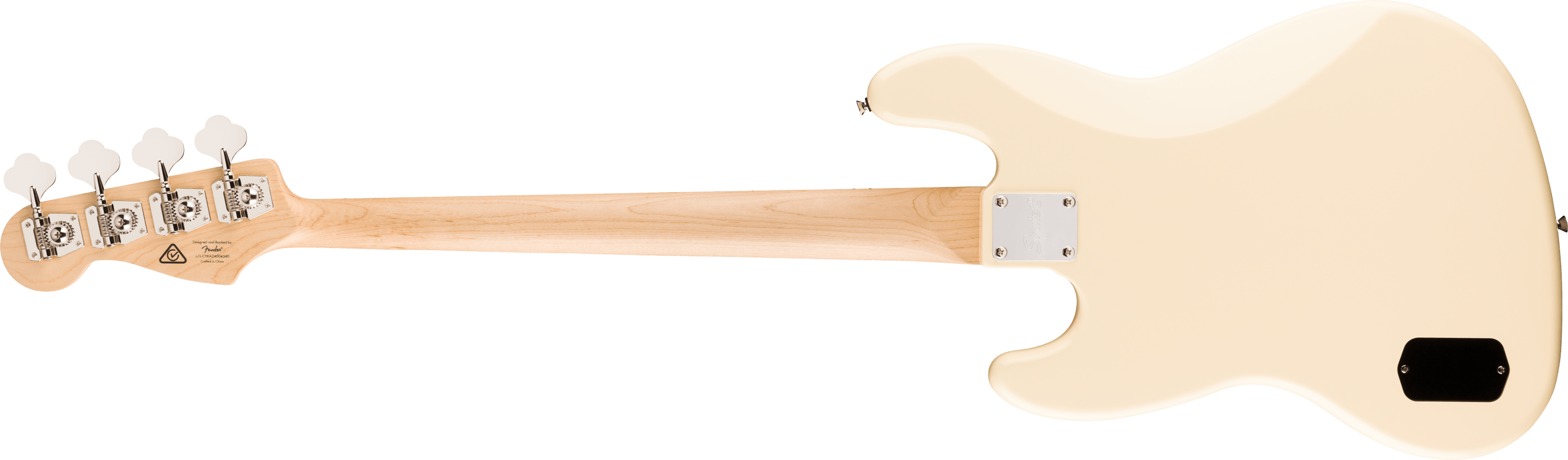 Squier Affinity Series Active 70's Jazz Bass Olympic White/Maple