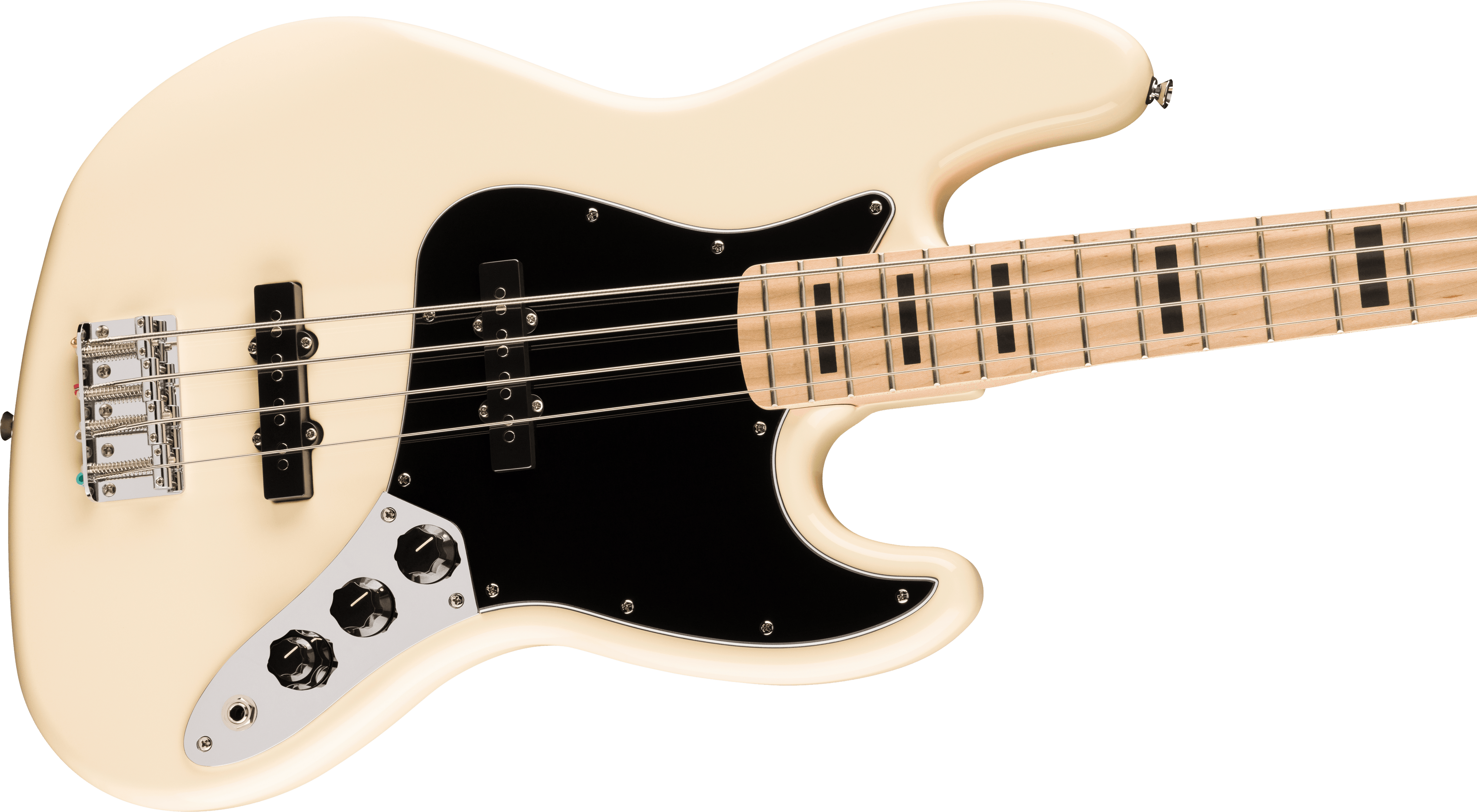 Squier Affinity Series Active 70's Jazz Bass Olympic White/Maple