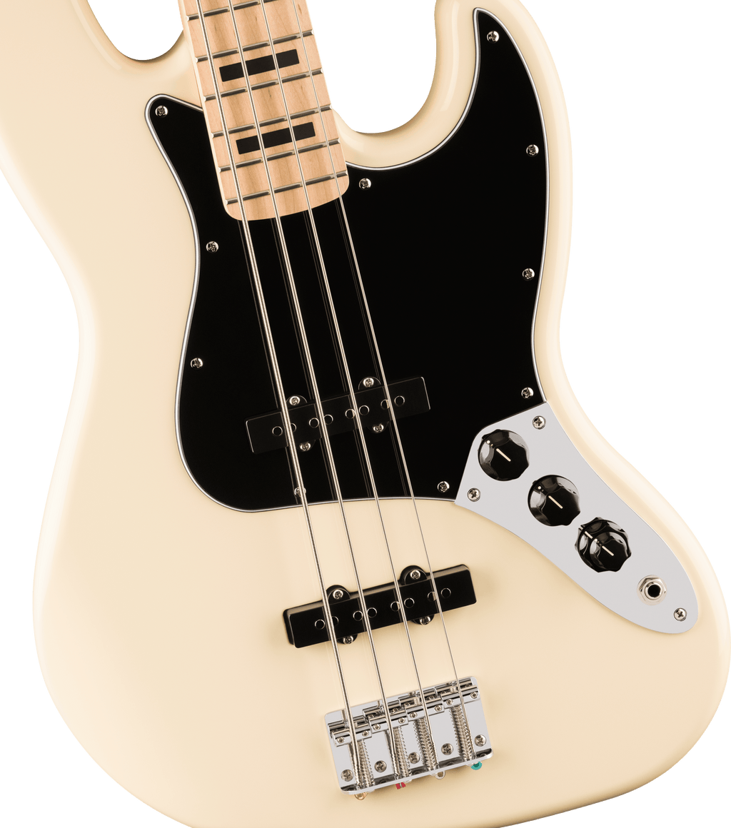 Squier Affinity Series Active 70's Jazz Bass Olympic White/Maple
