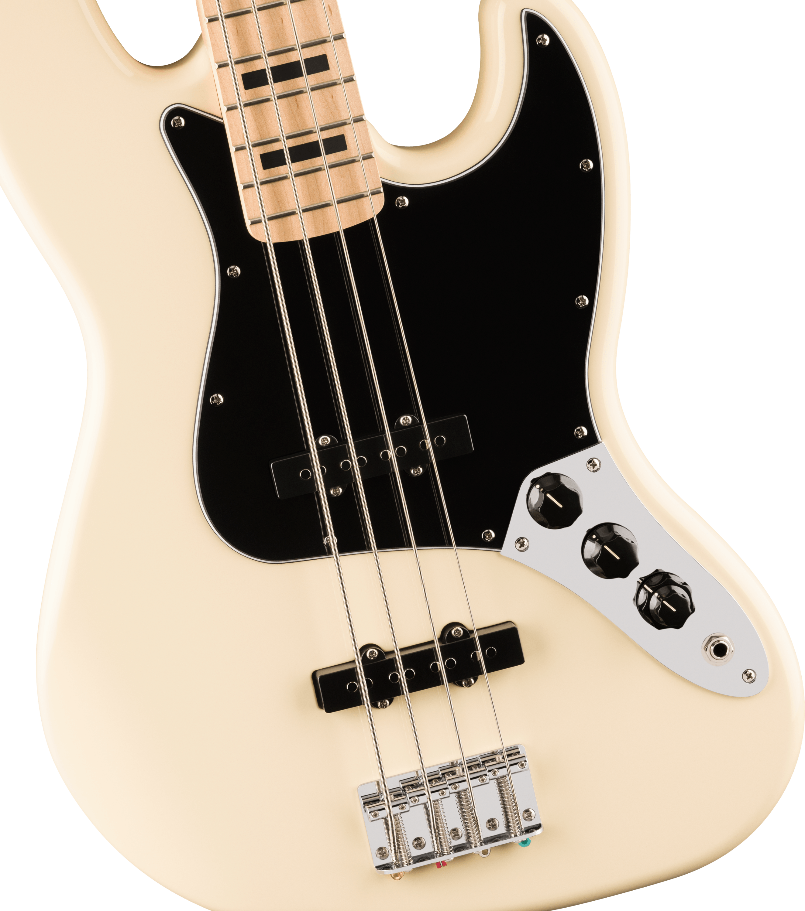 Squier Affinity Series Active 70's Jazz Bass Olympic White/Maple