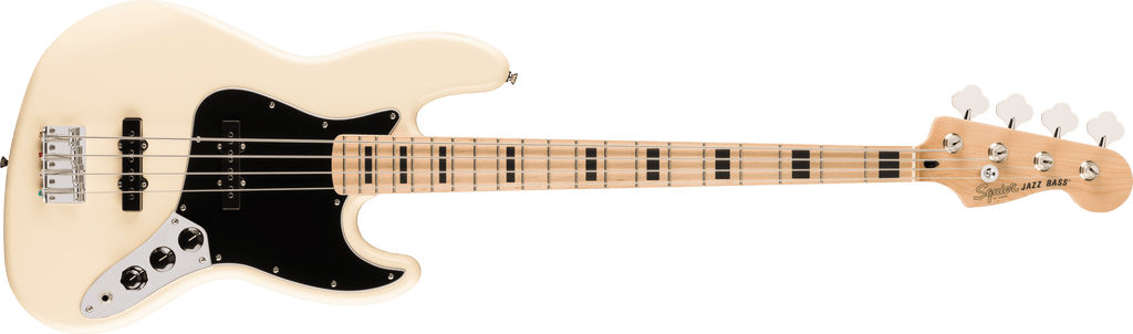 Squier Affinity Series Active 70's Jazz Bass Olympic White/Maple