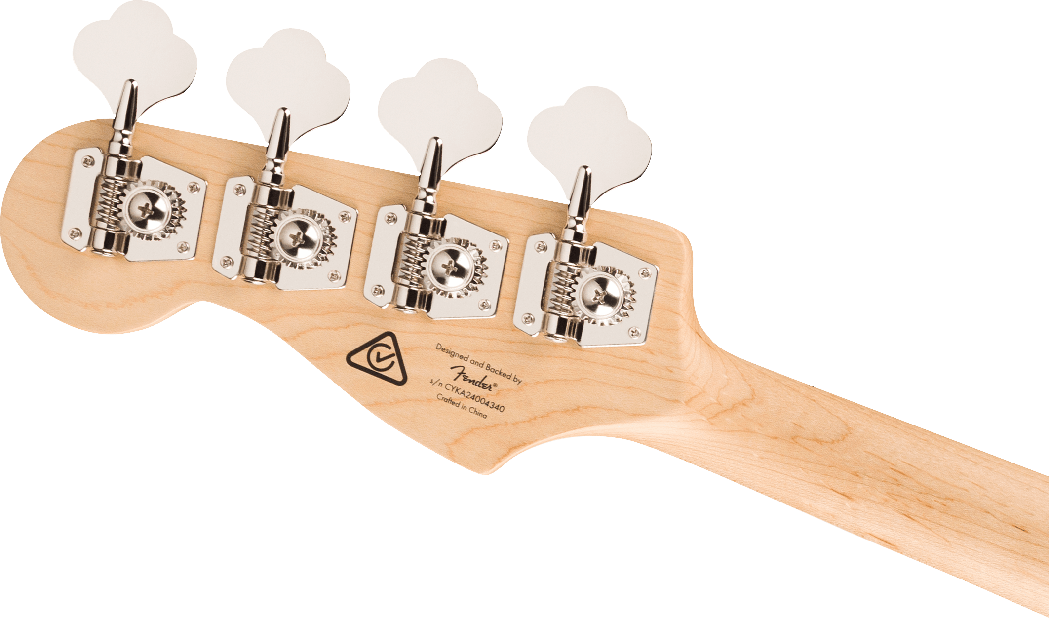 Squier Affinity Series Active 70's Jazz Bass Olympic White/Maple