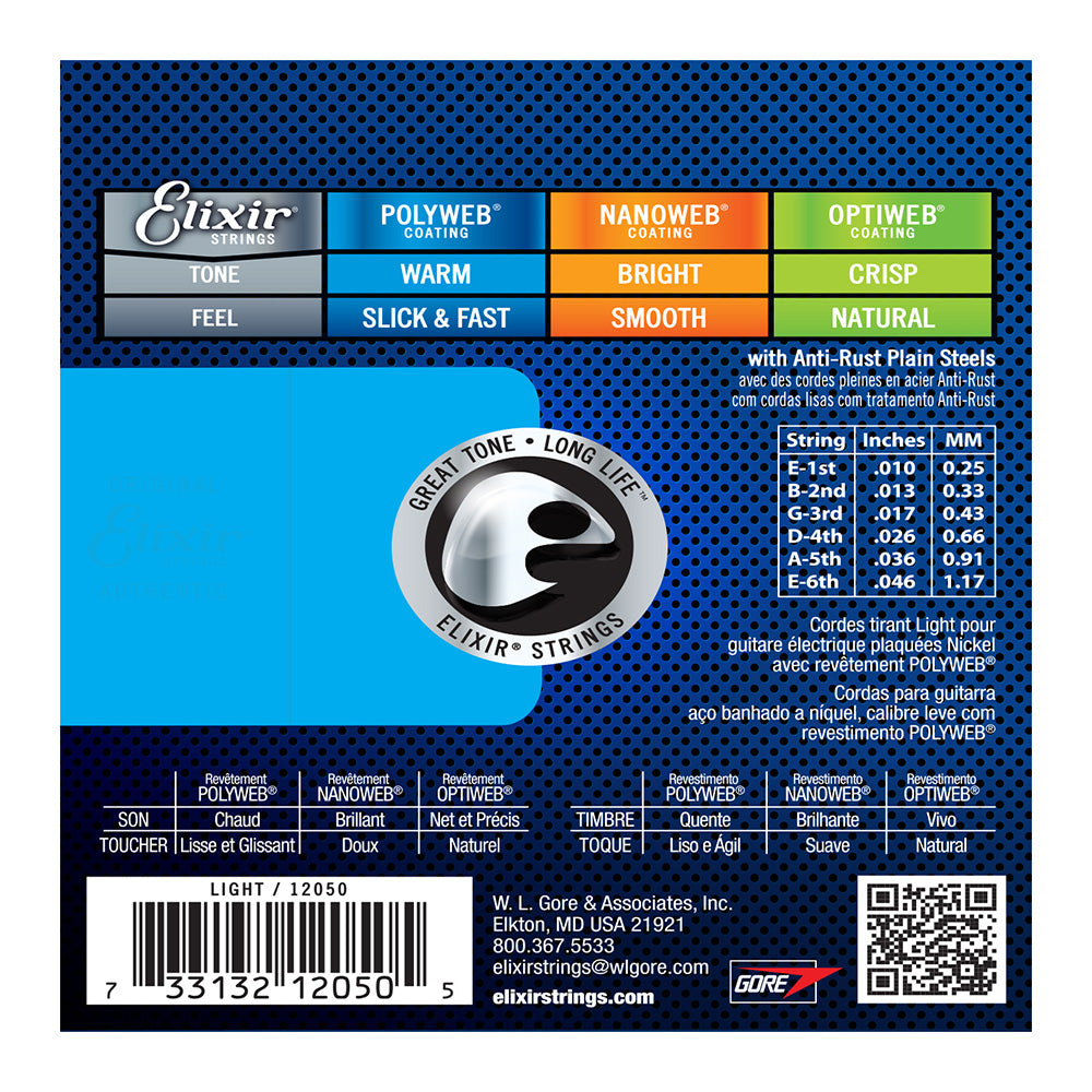 Elixir 12050 Poly Nickel 10-46