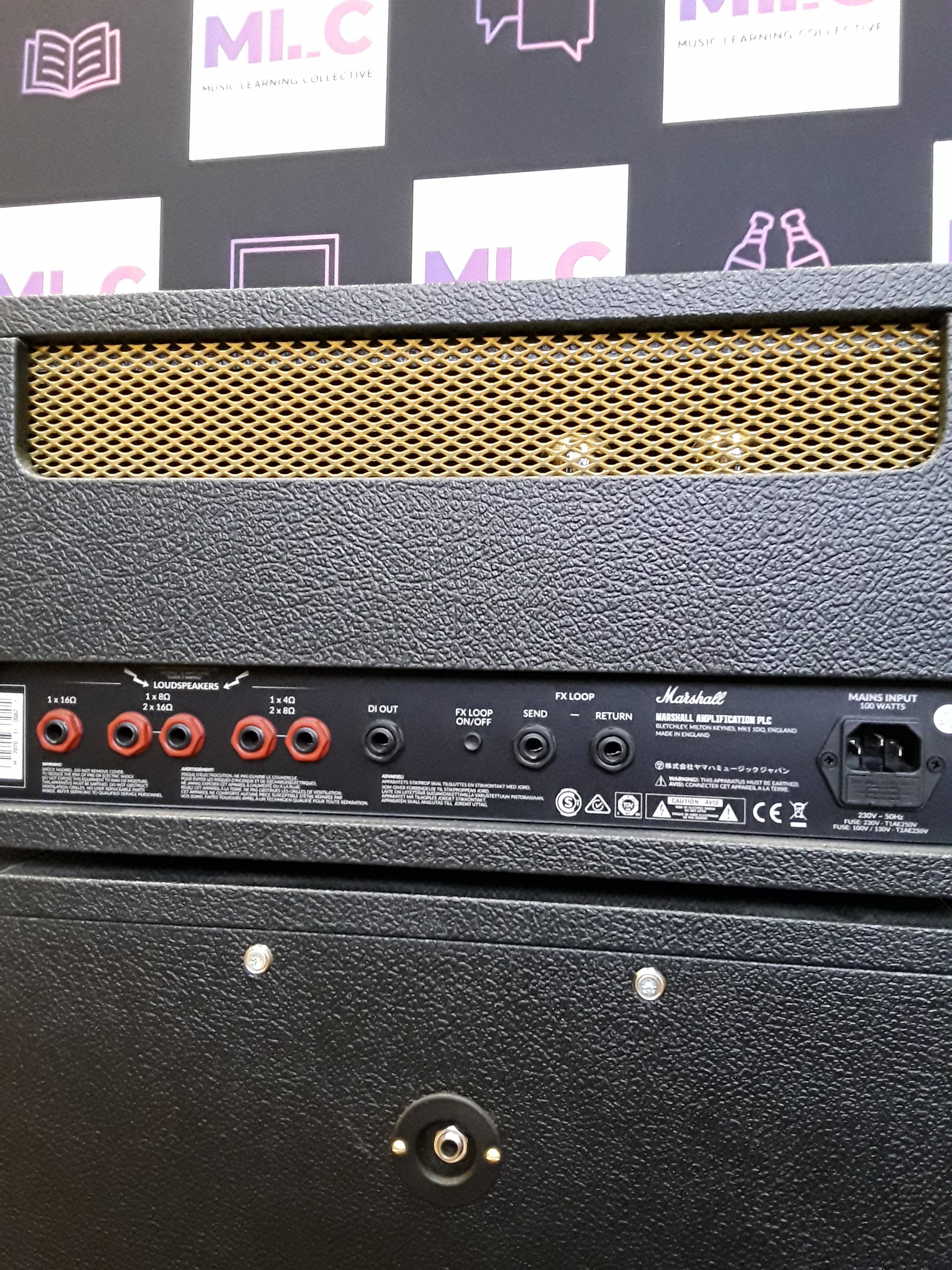 Marshall Studio MKII SV20-H Head with matching SV112 1X12 Cabinet Ex-Demo