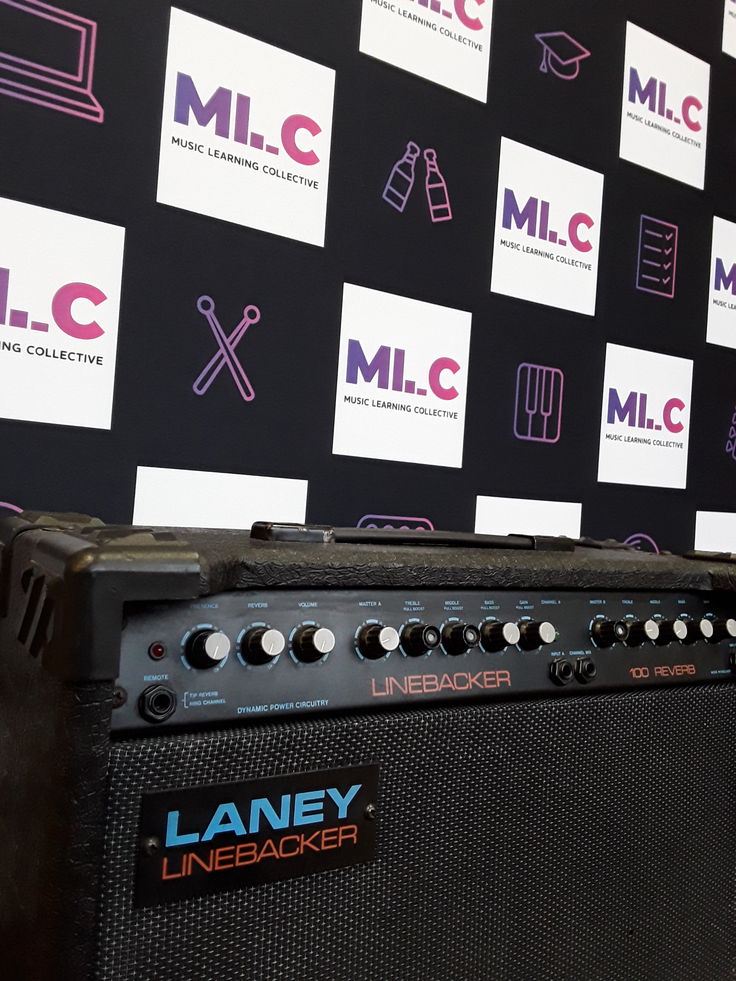 Laney Linebacker 100 Reverb Vintage 100w Guitar Amp Pre-Owned