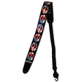 D'Addario Planet Waves Woodstock Leather Guitar Strap - Peace Flag