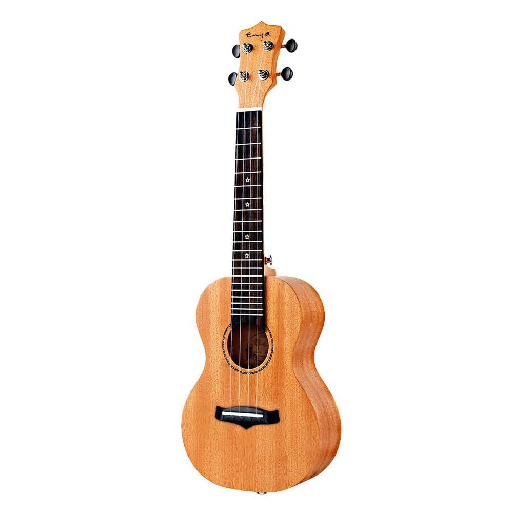 Enya EUT-25D Solid Top Tenor Ukulele Natural with GigBag