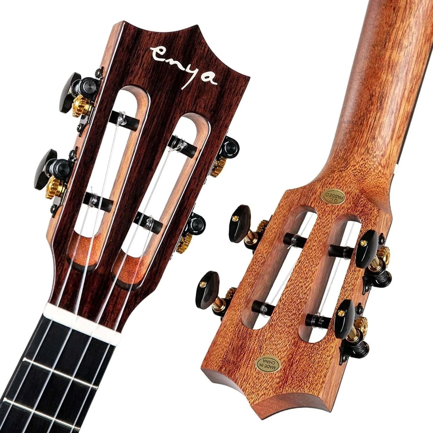 Enya EUT-MS Natural All Solid Mahogany Tenor Ukulele with GigBag