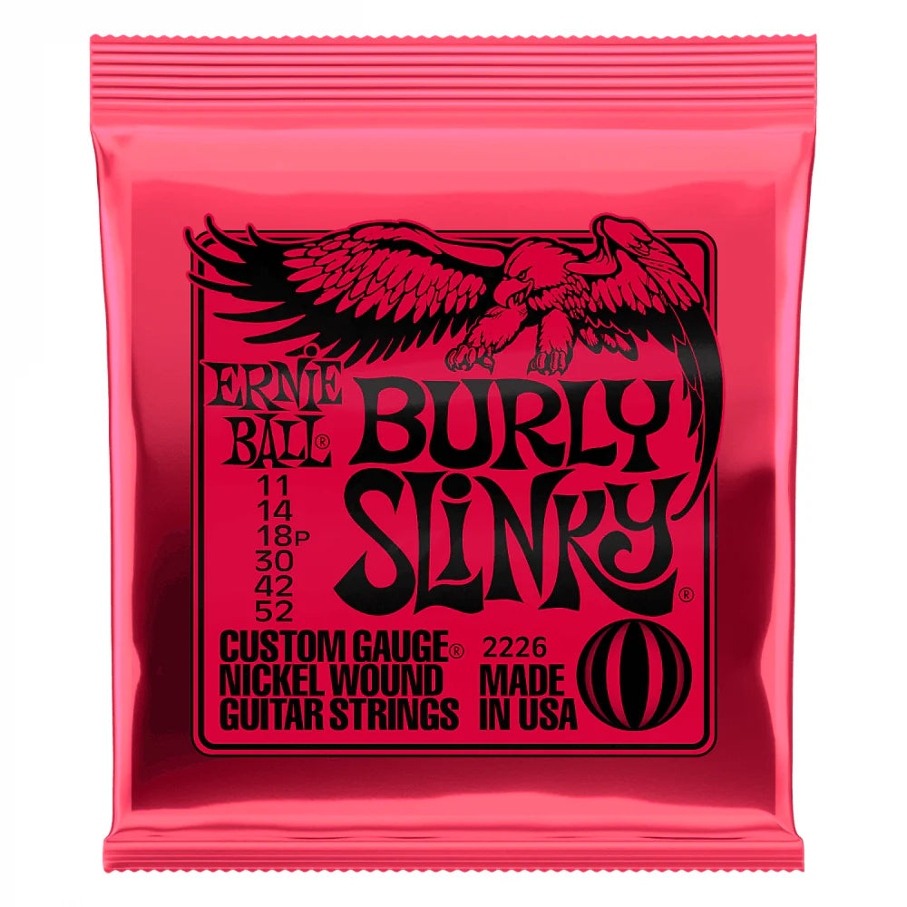 Ernie Ball Burly Slinky Electric Guitar Strings 11-52