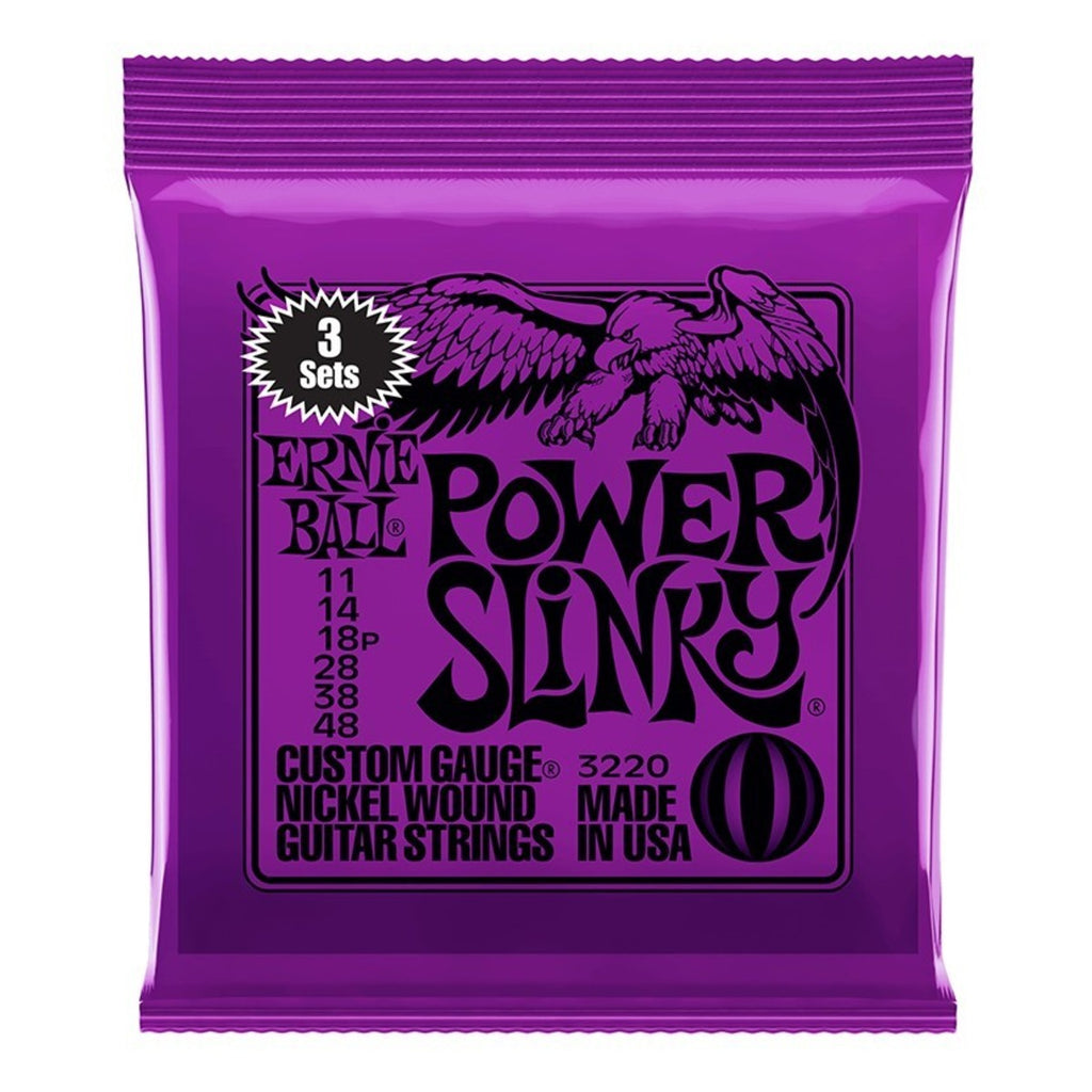 Ernie Ball Power Slinky Electric Guitar Strings 11-48