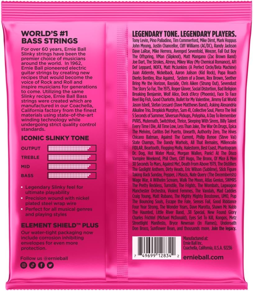 Ernie Ball Super Slinky Bass 45-100