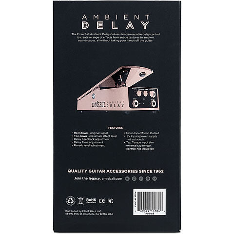 Ernie Ball 6184 Expression Ambient Delay Pedal