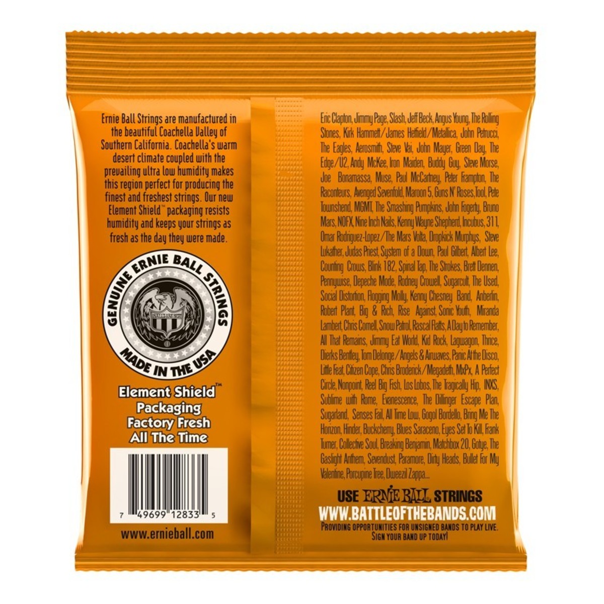 Ernie Ball Hybrid Slinky 2833 Nickel Bass Guitar Strings 45-105