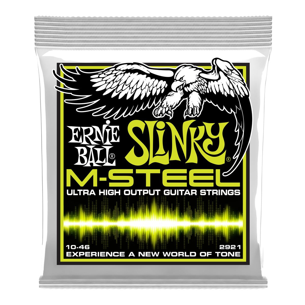 Ernie Ball M-Steel Regular Slinky Electric Guitar Strings 10-46