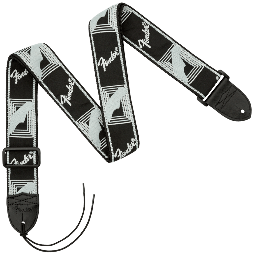 Fender 2" Mono Strap - Black, Light Grey, Dark Grey