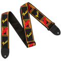 Fender 2" Mono Strap - Black, Yellow, Red