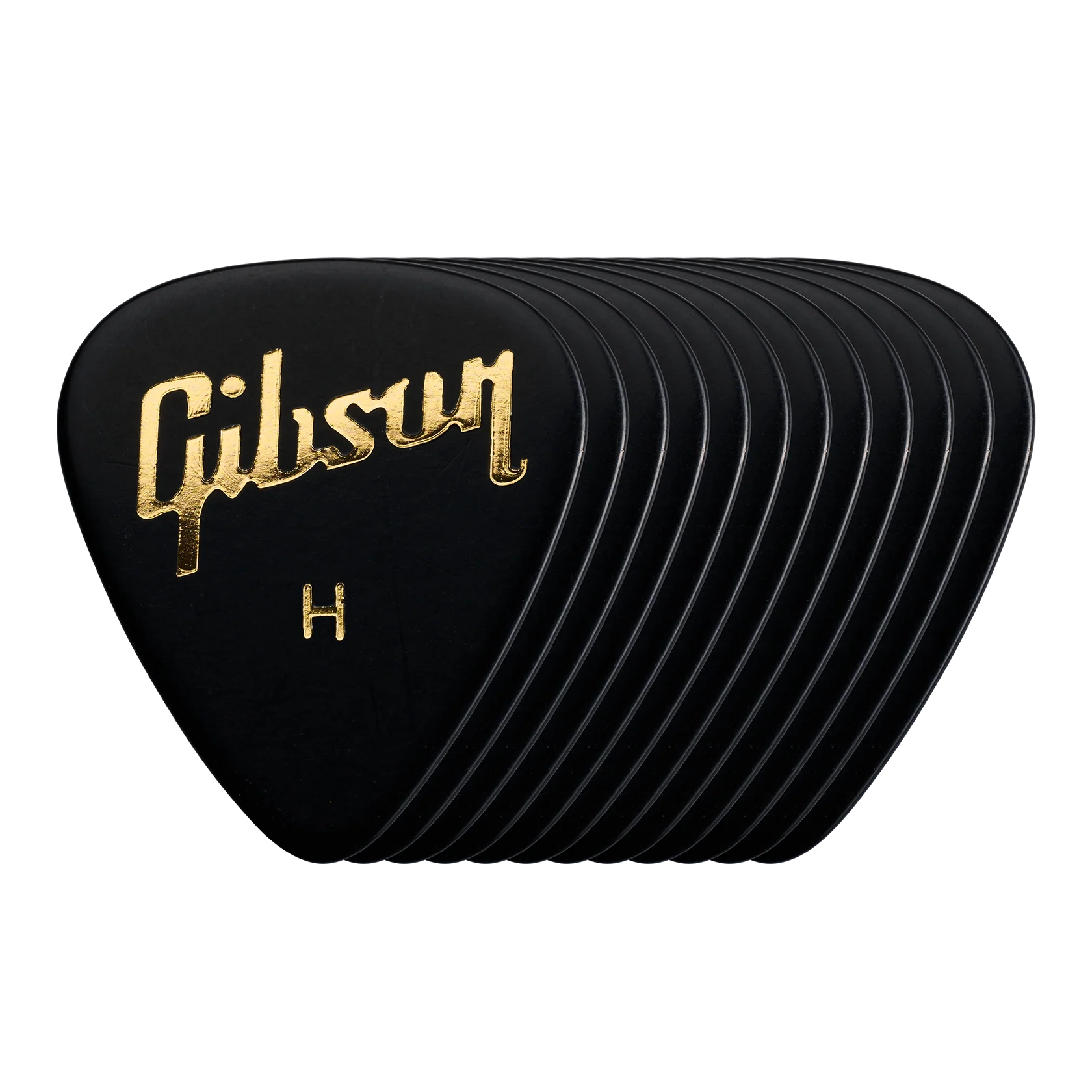 Gibson Standard Black Picks, 12-Pack