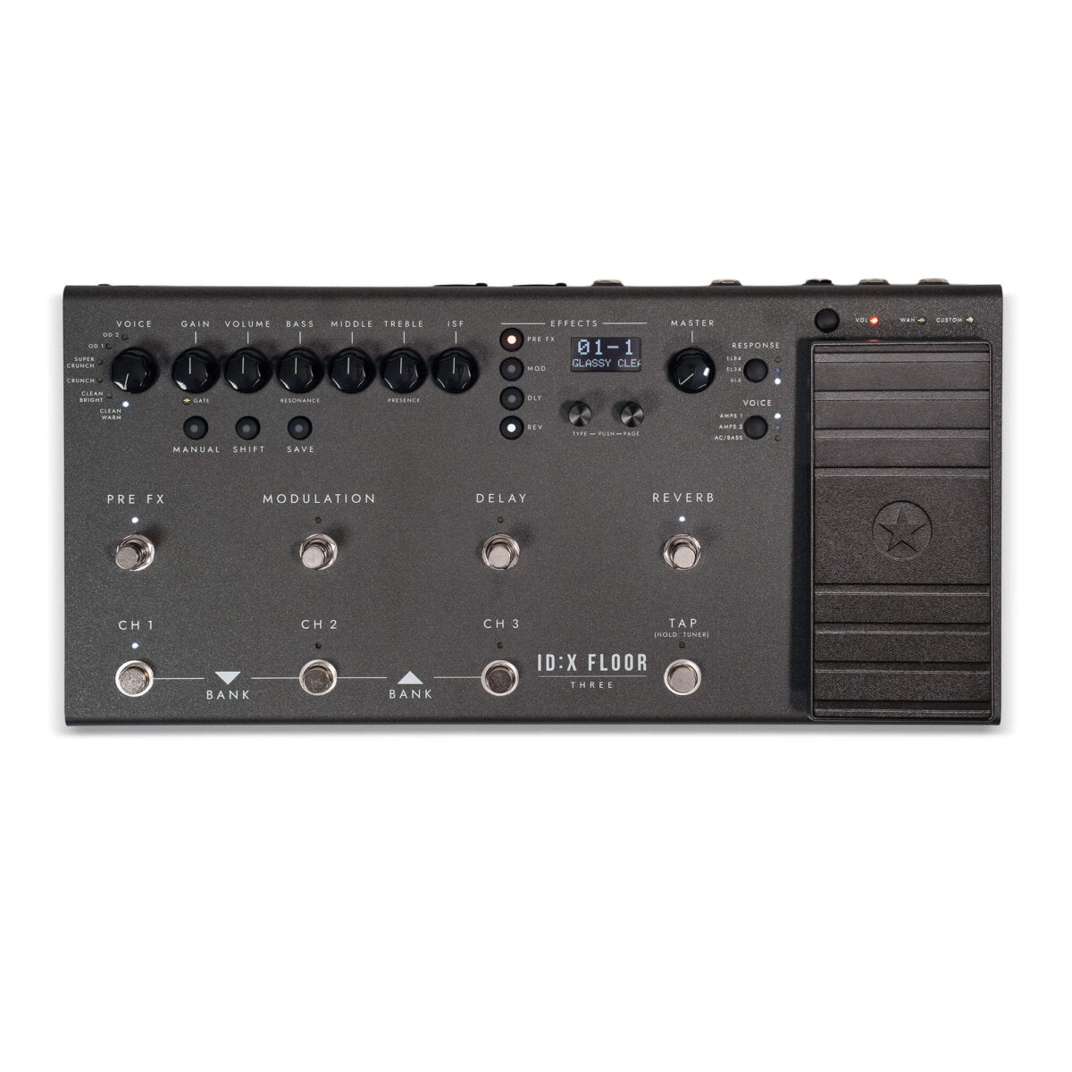 Blackstar ID:X Floor Three Amp Modeller & Multi-FX Pedal (Currently out-of-stock, back order for June)