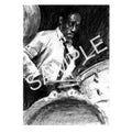 Jazz Drummer Artwork by Jacquie Hughes