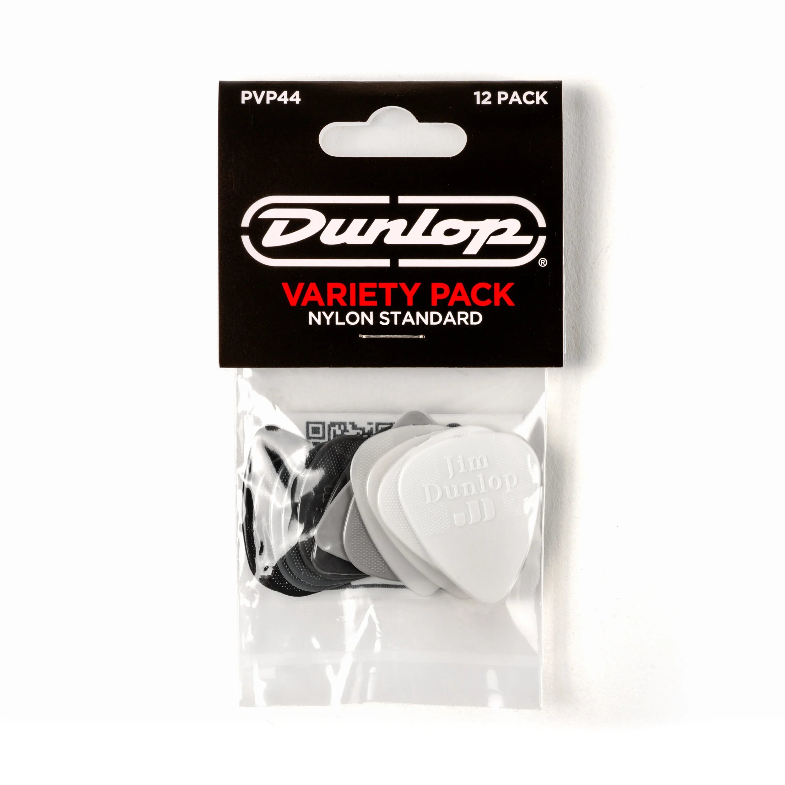 Jim Dunlop PVP44 NYLON Standard Variety Guitar Picks 12-Pack
