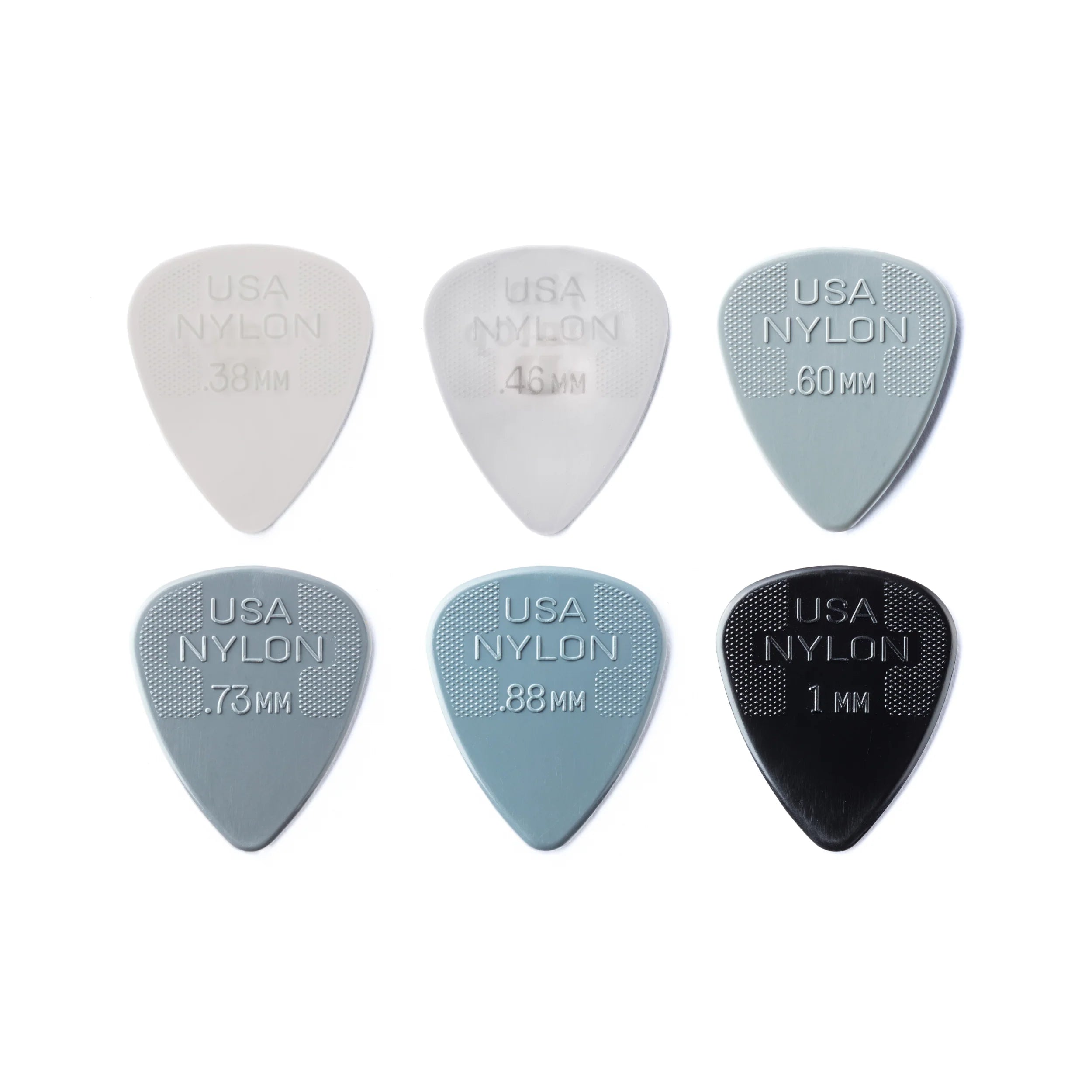 Jim Dunlop PVP44 NYLON Standard Variety Guitar Picks 12-Pack