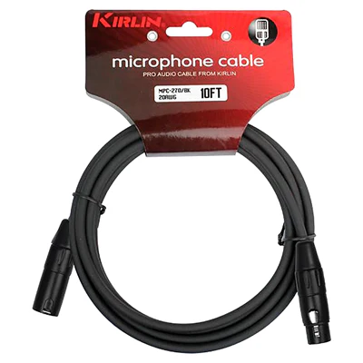 Kirlin 6ft XLR Pro Audio Microphone Cable