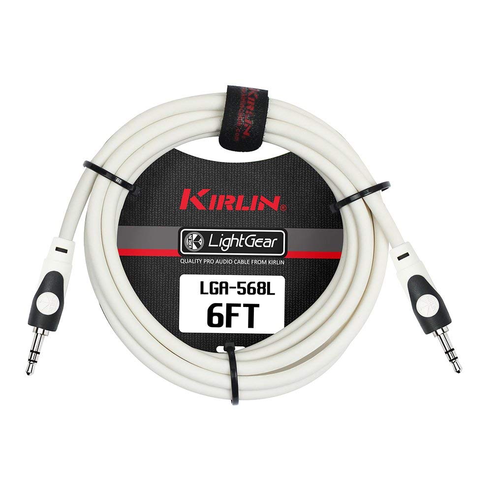 Kirlin lightgear 3.5mm to 3.5mm Stereo Patch Lead Audio Cable