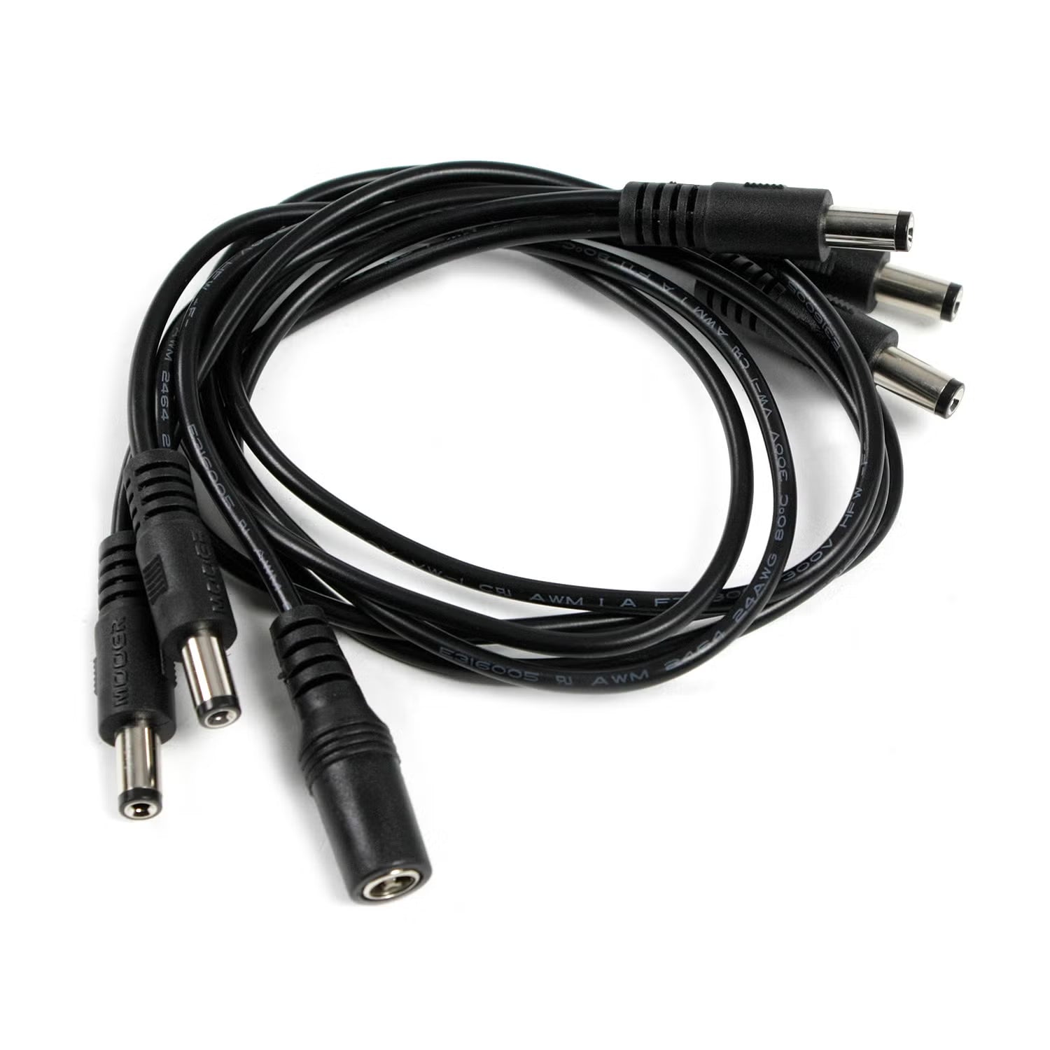 Mooer PDC-5S Daisy Chain Power Cable Angled 5x Effects Pedals