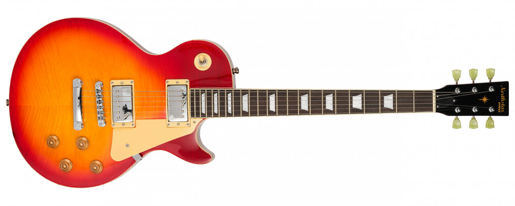 Northstar Pro Set Neck Electric Guitar Heritage Cherry Burst