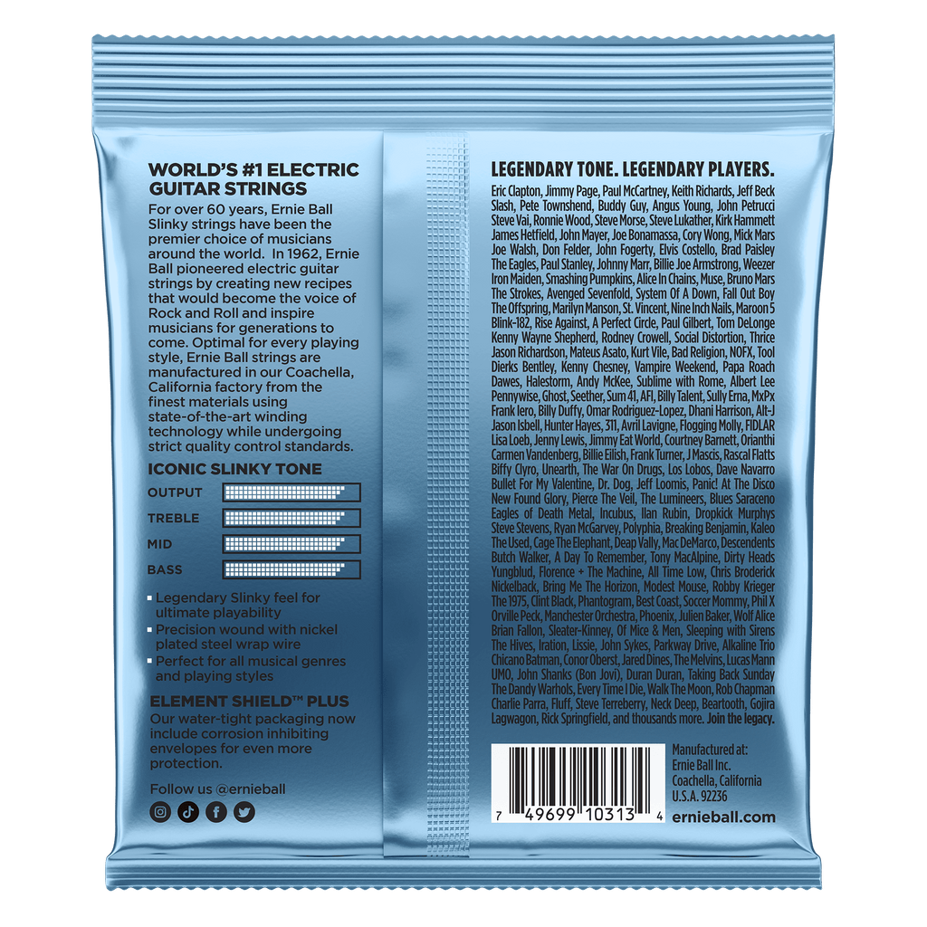 Ernie Ball Primo Slinky Electric Guitar Strings 9.5-44
