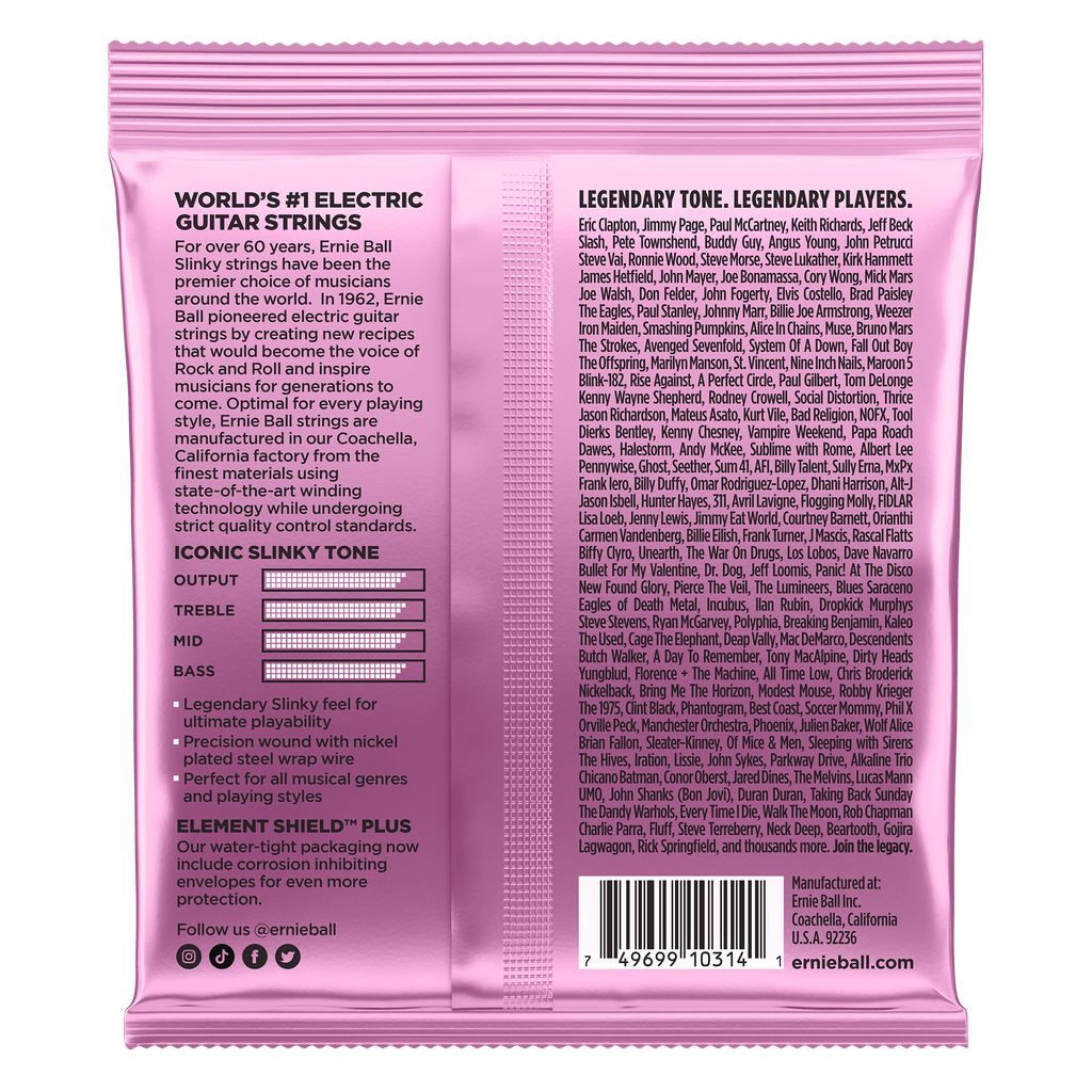 Ernie Ball Mega Slinky Electric Guitar Strings 10.5-48