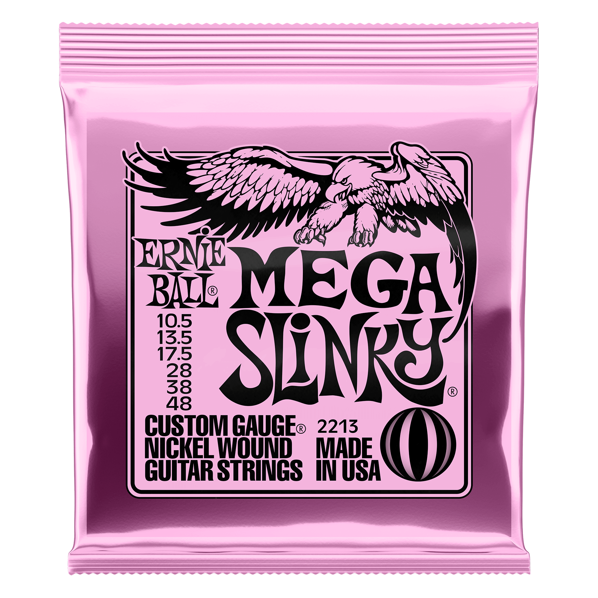 Ernie Ball Mega Slinky Electric Guitar Strings 10.5-48