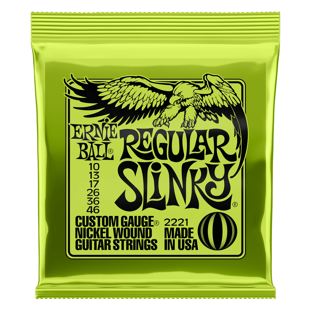 Ernie Ball Regular Slinky Electric Guitar Strings 10-46
