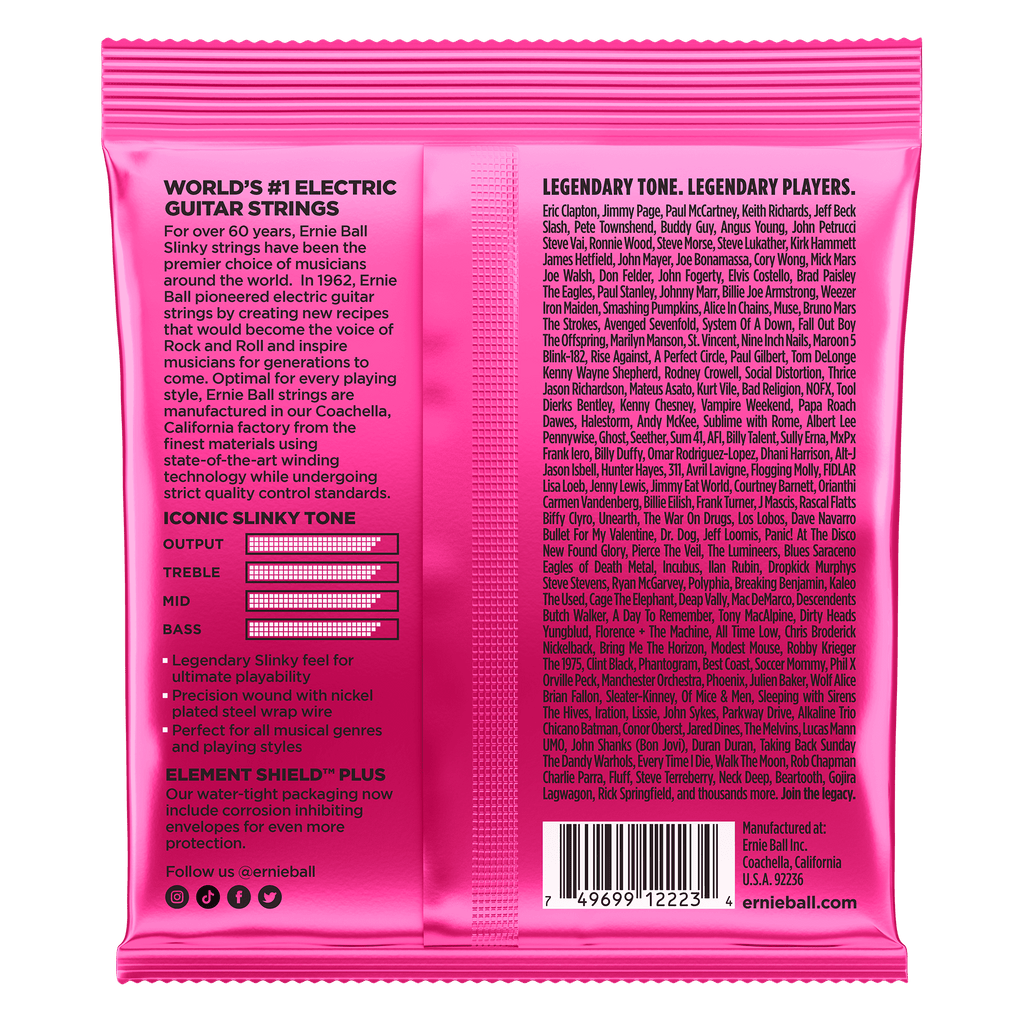 Ernie Ball Super Slinky Electric Guitar Strings 9-42